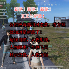 荒野行动PC电脑版辅助稳定透视自瞄锁头方框上色射修改器永久更新