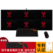 电脑6屏专用六屏 分屏股票证券主机显示器 万合星专业炒股多屏