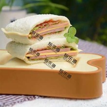 包邮diy儿童早餐口袋三明治模具制作器大号日式方形吐司面包压模