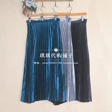拉夏贝尔Candie's2017冬装新款国内正品代购百褶半身裙30074221图片
