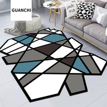 GUANCHI/冠驰 北欧客厅地毯INS风茶几垫时尚简约现代地毯卧室地垫