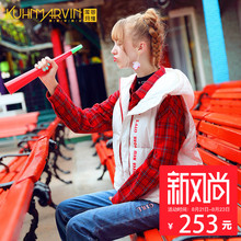 白色羽绒服马甲女2018新款秋季韩版女生短款学生bf百搭背心外套冬图片