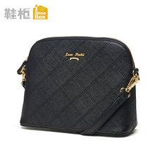 Daphne/达芙妮鞋柜/苹绮秋季新款迷你贝壳包小号单肩菱格女包
