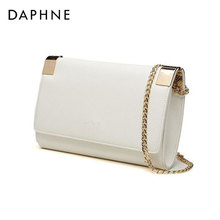 Daphne/达芙妮春夏新款单肩斜挎金属链条女小方包1016183028