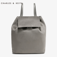 20780454 欧美纯色简约抽绳女士书包 双肩包 CK2 CHARLES&KEITH