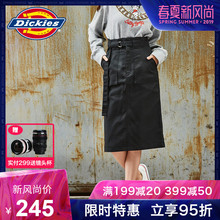 Dickies女式半身裙 休闲腰带设计后开叉工装休闲半裙183W40EC02图片
