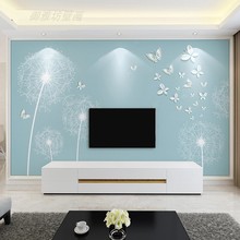 家用壁布 8d电视背景影视墙墙布壁纸客厅大气壁画整张立体2019新款