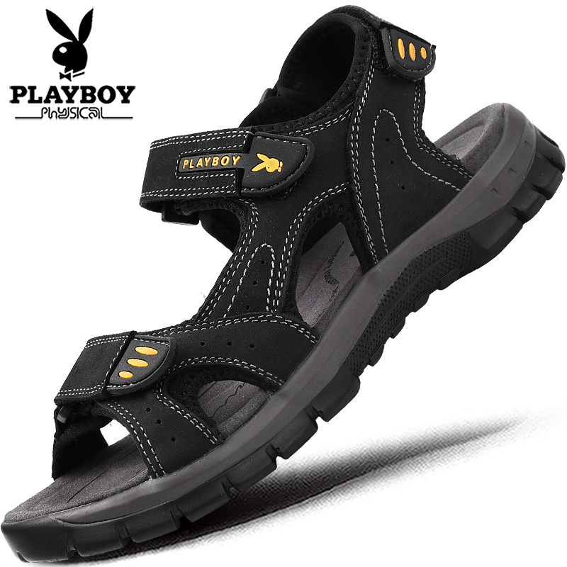 Playboy men's shoes Summer Vietnamese sandals Men's beach shoes Slippers Men's casual shoes Sports outdoor sandals Slippers