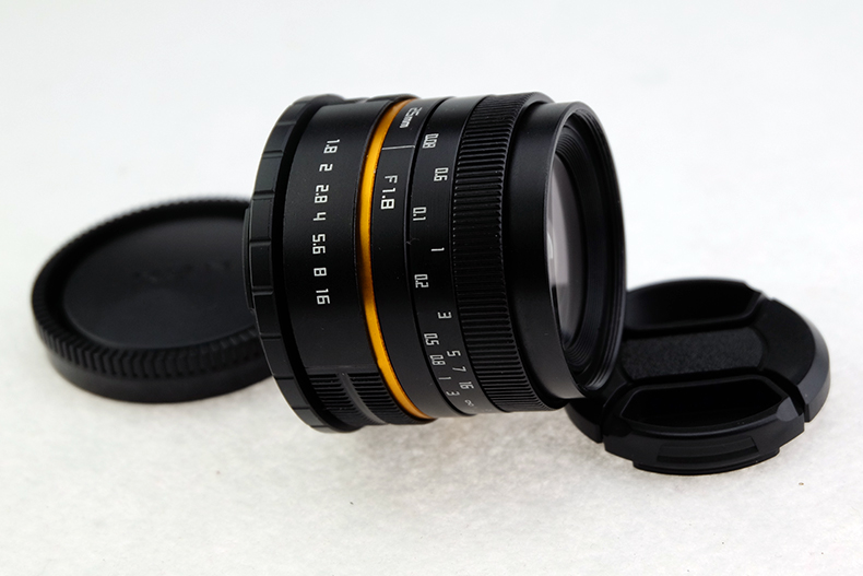 七工匠25 1.8大光圈微单镜头小痰盂适用e卡口