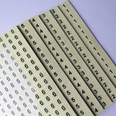 不干胶防水小标签标签透明记号阿拉伯数字1 数字贴纸号码 30号小号