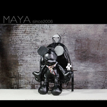 玛雅maya欧货米奇米老鼠真皮小羊皮铆钉双肩包可爱时尚潮欧美女包