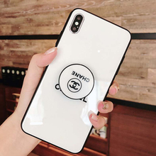 8plus玻璃6S欧美小香Xmax潮牌6支架iphoneXR可爱sp潮iphoneX女 P苹果X手机壳XR香奈儿xsmax可背iphone7网红款