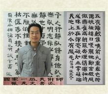 魏碑 书法 隶楷 唐诗杜甫律诗和贾至舍人早朝 楷书书法作品定制