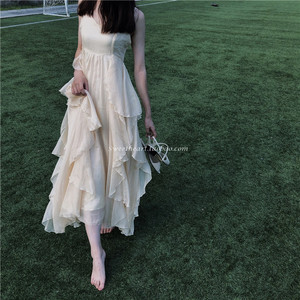 【Sweetheart】爱丽丝梦游仙境大裙摆超重工大摆吊带连衣裙