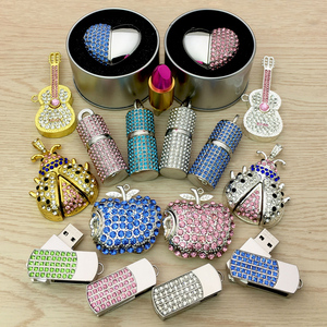 USB3.0高速u盘8g水晶U盘定制创意金属8G防水可爱优盘企业定制Logo