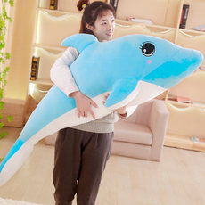 Dolphin Doll Plush Toys Hold Pillowlong Pillow Bed Doll Cute Girl