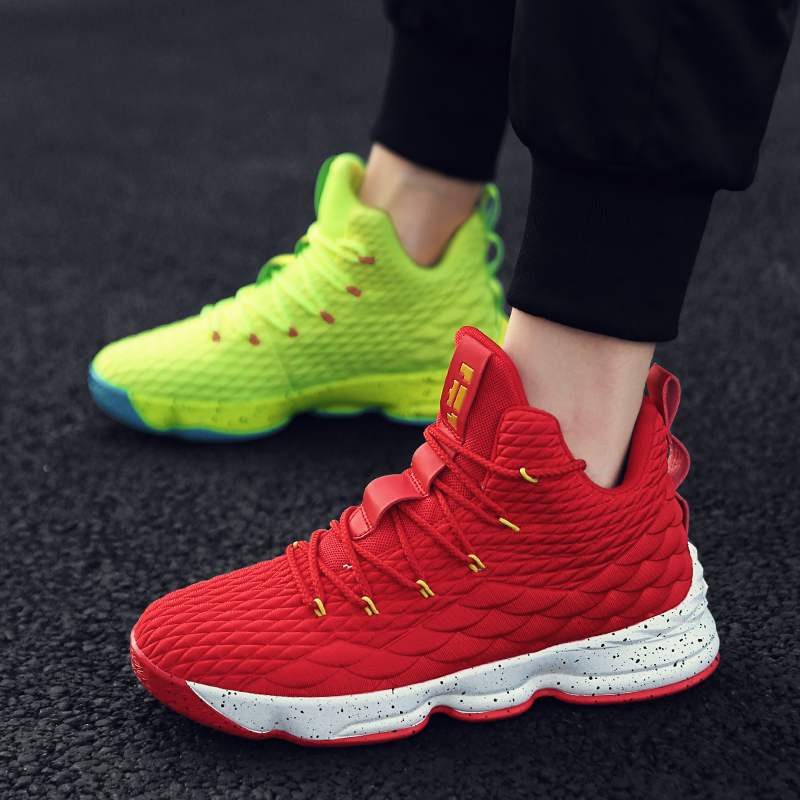 Enshneck Spring Breathable High Top Couple Mandarin Duck Basketball Shoes Men's and Women's Fashion Casual Sports Shoes Student Youth