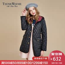 Teenie Weenie小熊冬季女装休闲中长款外套TTJP68T65I图片