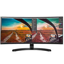 LG 34UC88-B液晶显示器34英寸窄边框4K高清21:9曲面IPS屏内置音箱
