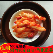 包邮 罐装 湖南怀化会同特产农家自制酸姜老坛剁椒泡菜酸辣嫩仔姜
