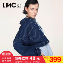 金羽杰LINC2017秋装新款时尚短款宽松牛仔外套女长袖7360313图片