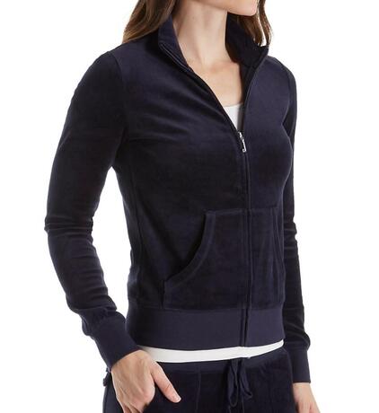 Juicy Couture女士短外套拉链修身纯色休闲美国直邮H1302M商品大图