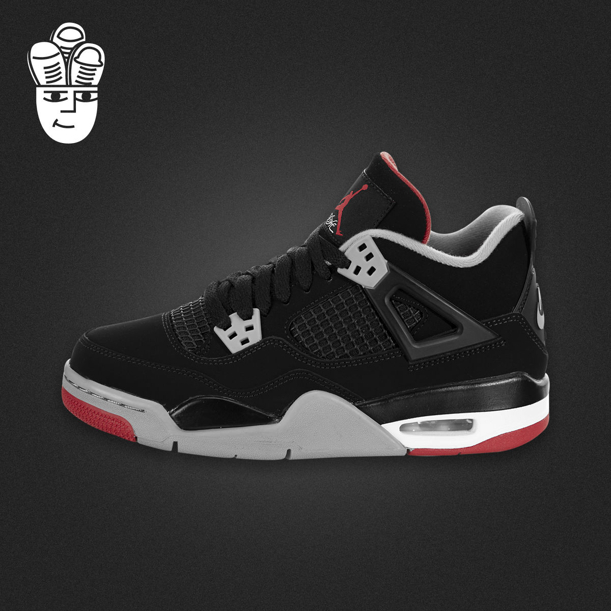 Air Jordan 4  Bred AJ4 男鞋女鞋GS 经典复刻篮球鞋