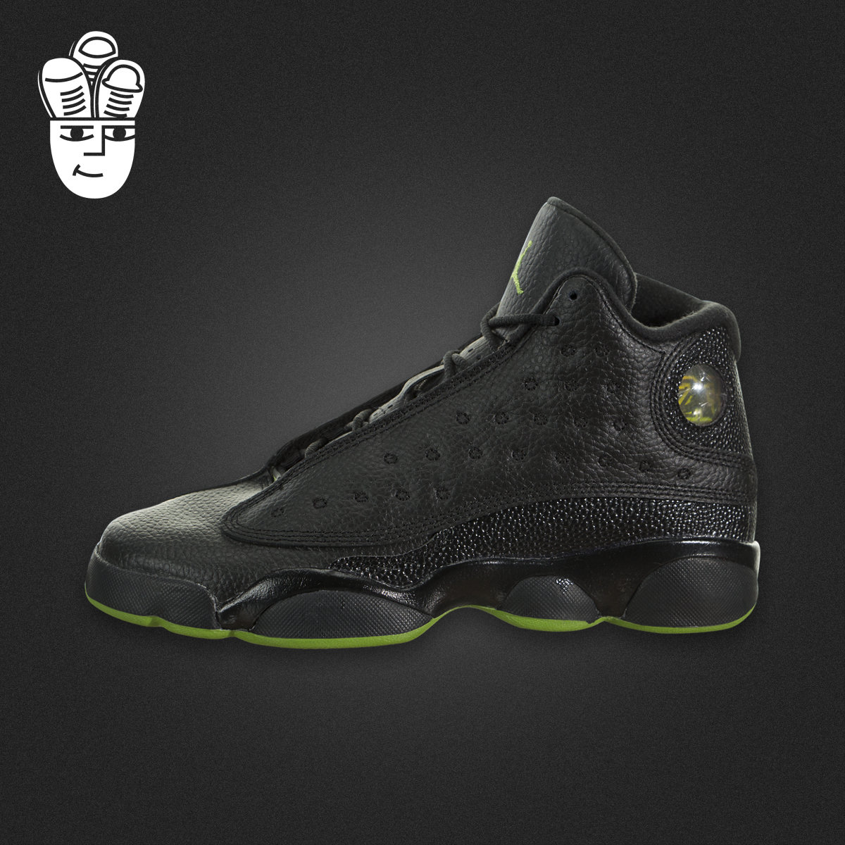 Air Jordan XIII Retro AJ13男鞋女鞋GS 复刻篮球鞋 黑绿珍珠鱼皮