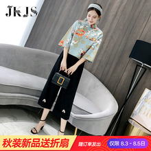 民国风女装改良版唐装少女复古中国风旗袍中式盘扣上衣汉服女夏装图片