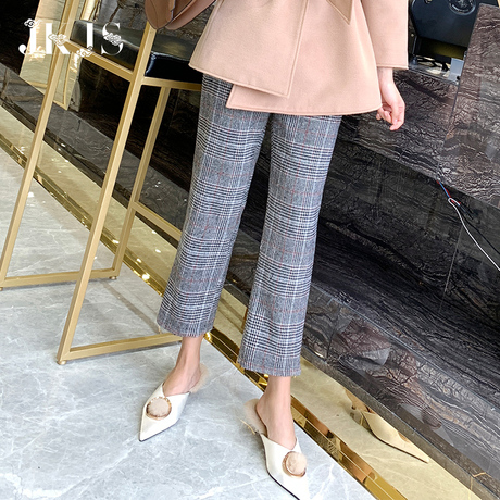 唐装女裤汉服冬装女2018新款中国风裤子秋冬长裤改良旗袍中式女装商品大图