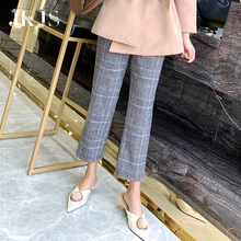 唐装女裤汉服冬装女2018新款中国风裤子秋冬长裤改良旗袍中式女装图片