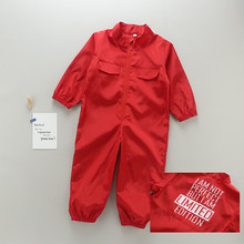 宝宝连体罩衣防水防脏画画衣儿童爬爬服玩沙衣全身防水吃饭罩衣
