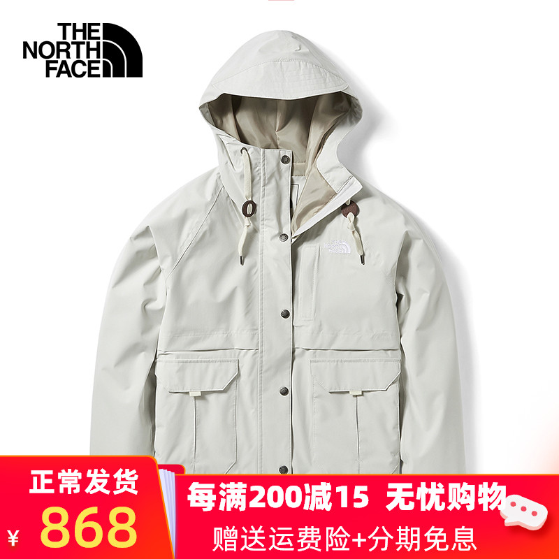 The NorthFace North Charge Women's Fashion Brand 2020 Spring/Summer Outdoor Waterproof Windproof Jacket Coat 497U