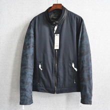 夹棉棉服外套短款 相拼薄款 男款