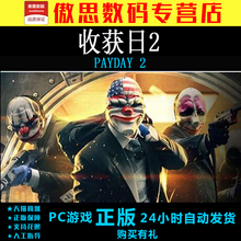 PC正版Steam PAYDAY 2 收获日2 终极版全DLC/年度版 本体+14DLC