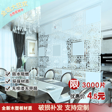 客厅卧室移动悬挂镂空雕花 简约现代时尚 挂式屏风隔断玄关帘 新款