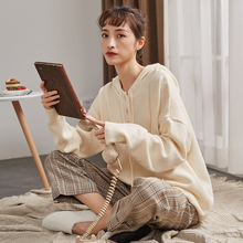 唐狮2018秋冬女毛衣针织连帽宽松网红慵懒风毛线衣韩版外套11.30图片