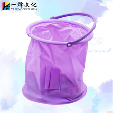多功能硅胶水桶洗笔桶绘画美术用品 便捷式可折叠伸缩户外写生用