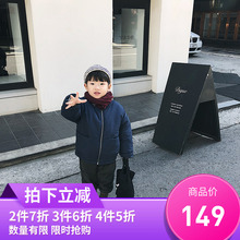 中小童加厚加绒棉服儿童棉衣童装 允儿妈小铺2018冬季新款 棉袄外套