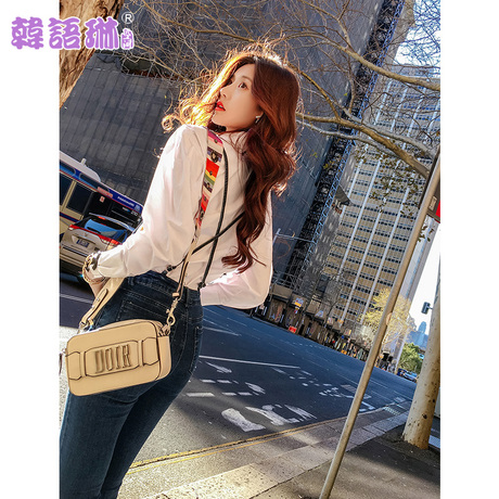 韩语琳秋装衬衫2018新款女装韩版气质修身长袖白色上衣打底女衬衣商品大图