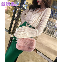 韩语琳秋装新款打底针织衫2018女装韩版时尚圆领长袖毛衣宽松上衣图片