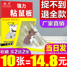 家用捕鼠灭鼠器神器克星实惠装 强力粘鼠板捉抓粘老鼠贴胶笼药正品