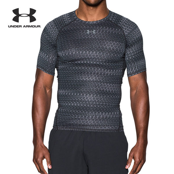 Under Armour 安德玛 UA男子Armour印花 运动训练紧身衣-1257477