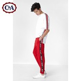 C&A男式迪士尼字母束脚卫裤 春季毛圈棉小脚休闲裤CA200202247