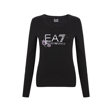 Emporio Armani/阿玛尼女装长袖T恤圆领 EA7印花体恤 6YTT18TJ商品大图