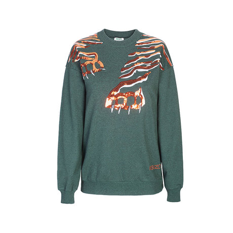 KENZO/高田贤三2018新款女士上衣卫衣长袖T恤2SW7014XD商品大图