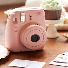 Fujifilm/富士instax mini8一次成像拍立得自拍相机mini9粉红色