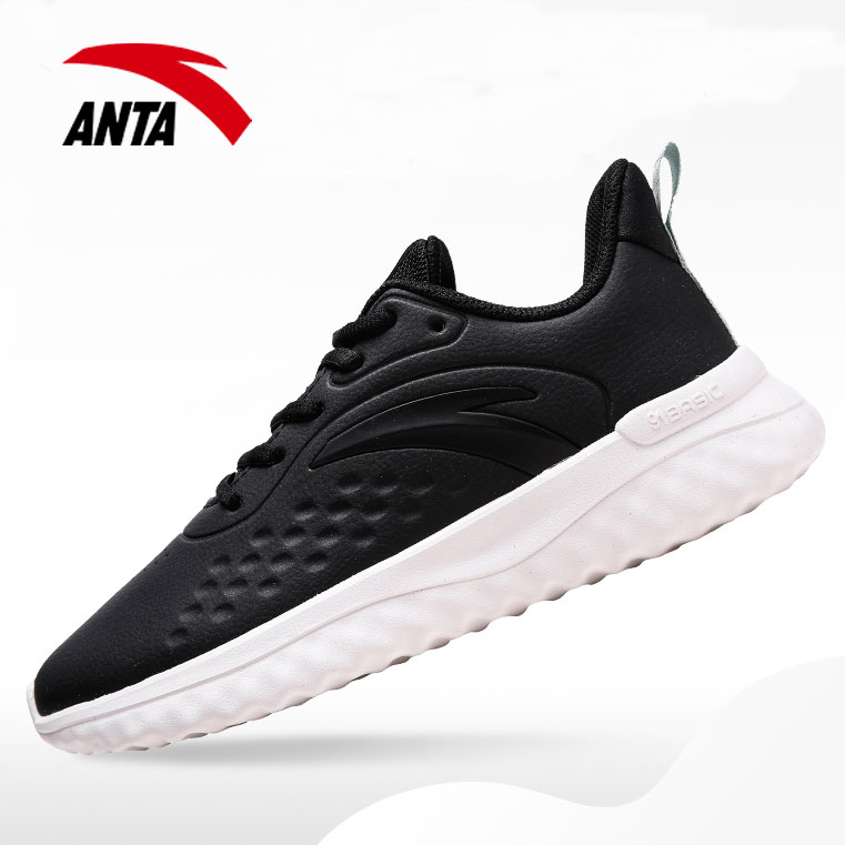 Anta Women's Shoes Casual Shoes Winter Leather Waterproof Shoes 2019 New Running Shoes Fashion Thick Sole Sports Shoes Women