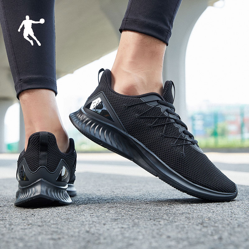 Jordan sneakers men's shoes 2019 summer new mesh breathable running shoes men's black and white casual running shoes