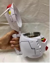 创意3D立体变形金刚5大黄蜂擎天柱高达不锈钢保温杯子马克杯水杯